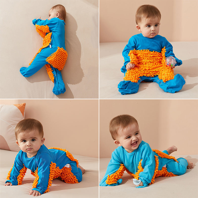 Baby Mop - The Onesie That Cleans Your Floors.
