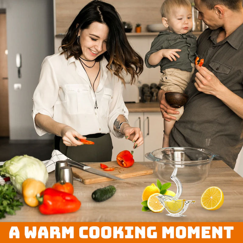 🍋 Acrylic Transparent bird Lemon Squeezer