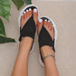 2022 Summer New Large Size Solid Color Flip Flop Sandals