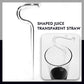 Shaped Juice Transparent Straw