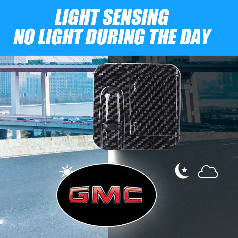 GMC Wiring Free Carbon Fiber Welcome Light