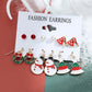 Christmas Stud Earrings Set