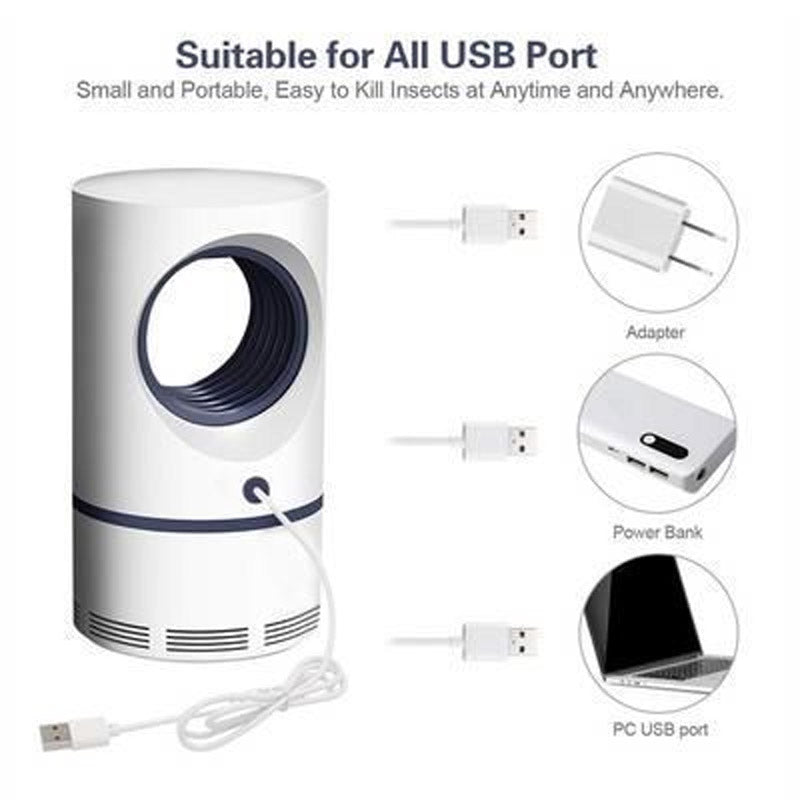 🦟 Advanced Mosquito Exterminator – Suction Fan, No Zapper, Child Safe