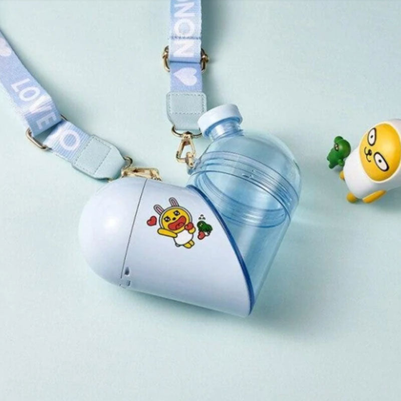 Large Capacity Portable Heart Shaped Water Bottle Suitable for Kids