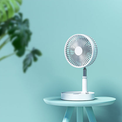Stand Fan, Folding Portable Telescopic USB Fan