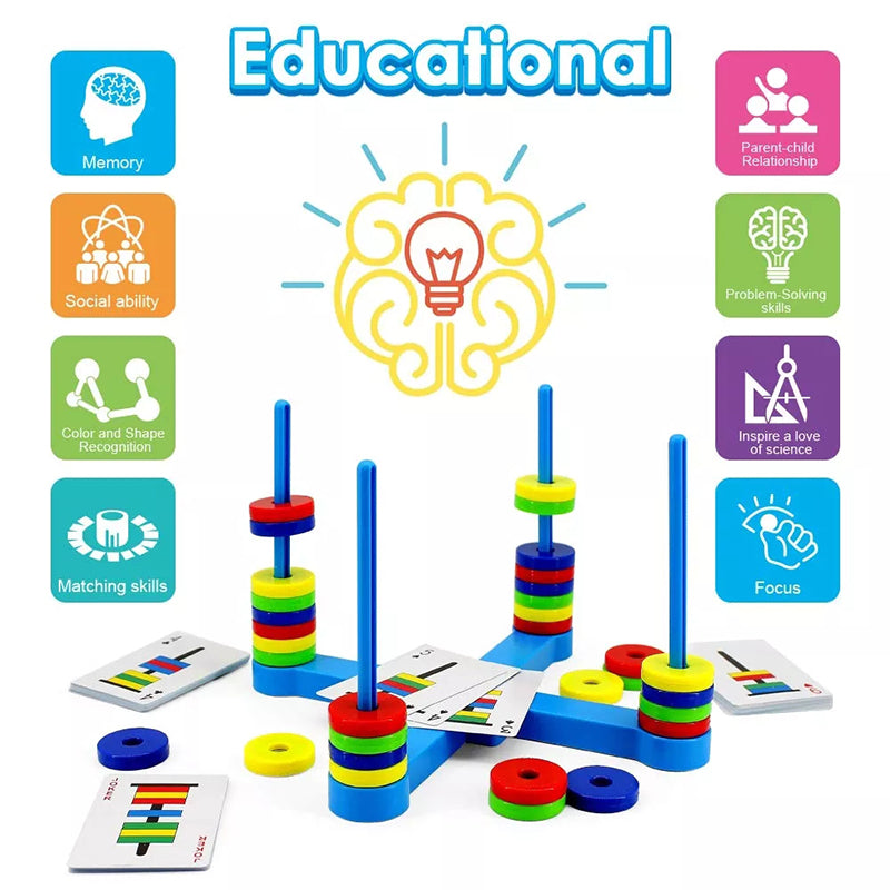 Magnetic Rings Match Board Games