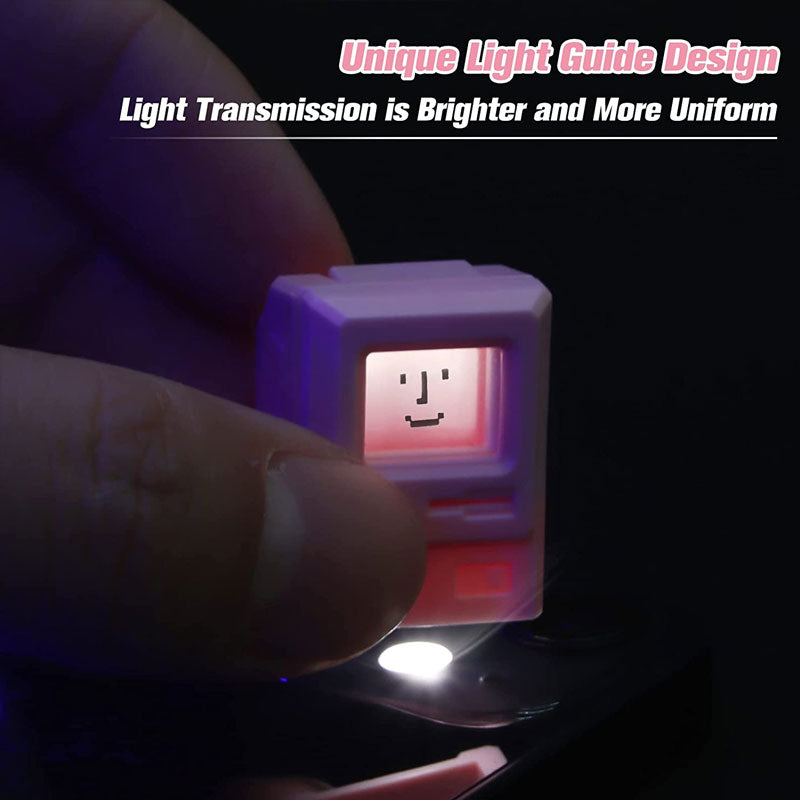 Macintosh retro personality translucent keycap