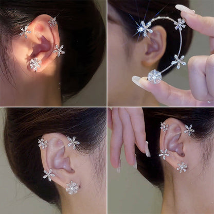 Rotating Windmill Zircon Sparkling Earring