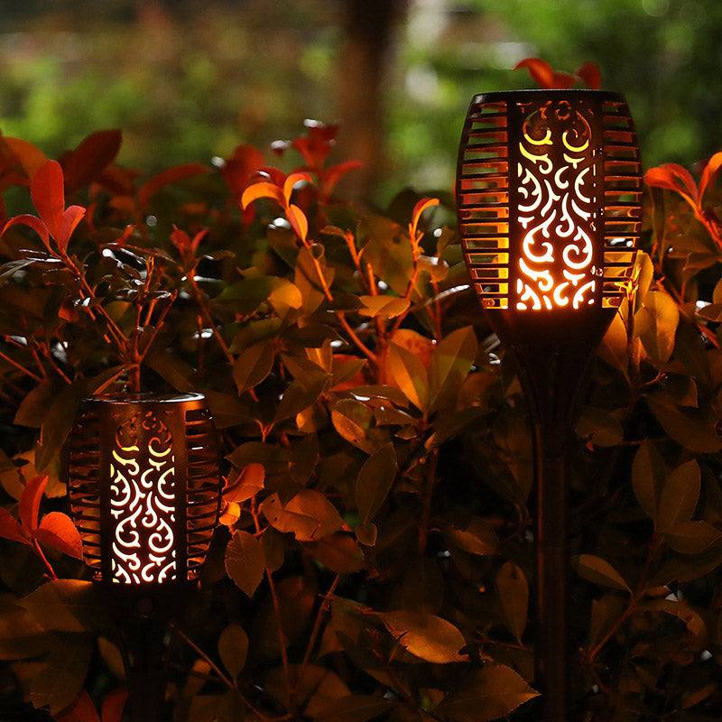 Solar Torch Light with Flickering Flame