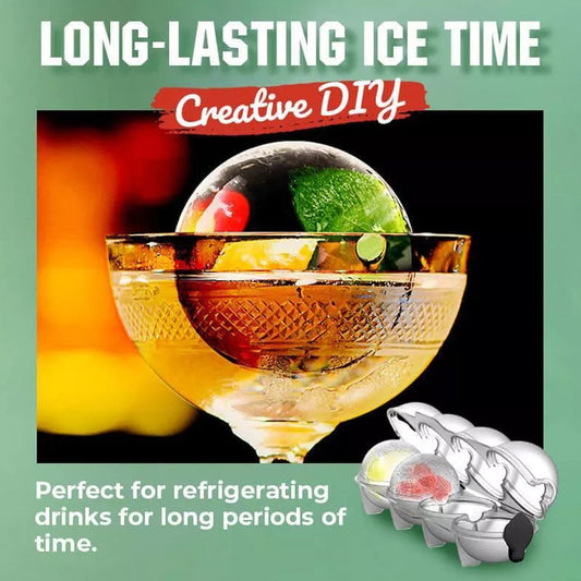 Ice Ball Mold 4-ball Ice Box❄summer Essential❄