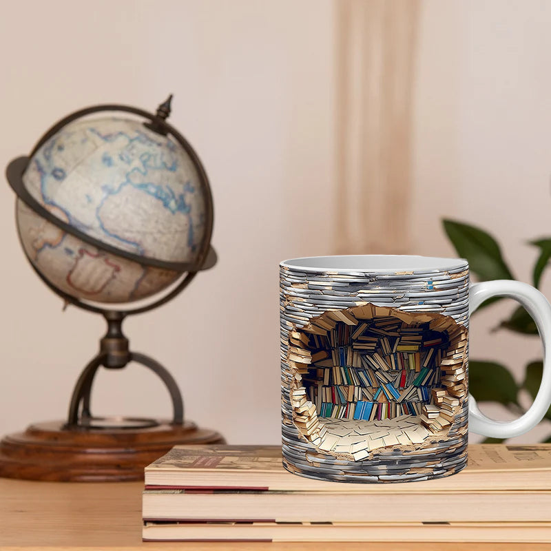 3D Note Library Mug