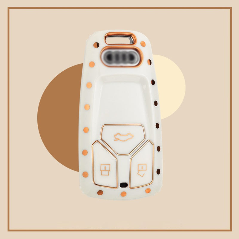 Suitable for Audi Polka Dot Key Case