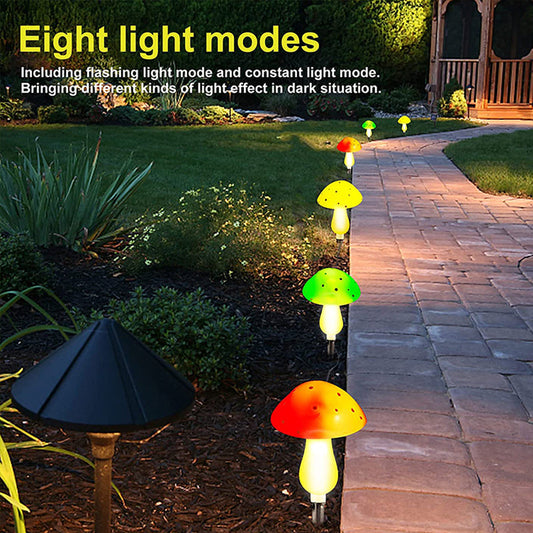 Solar Mushroom String Lights(BG250723008)