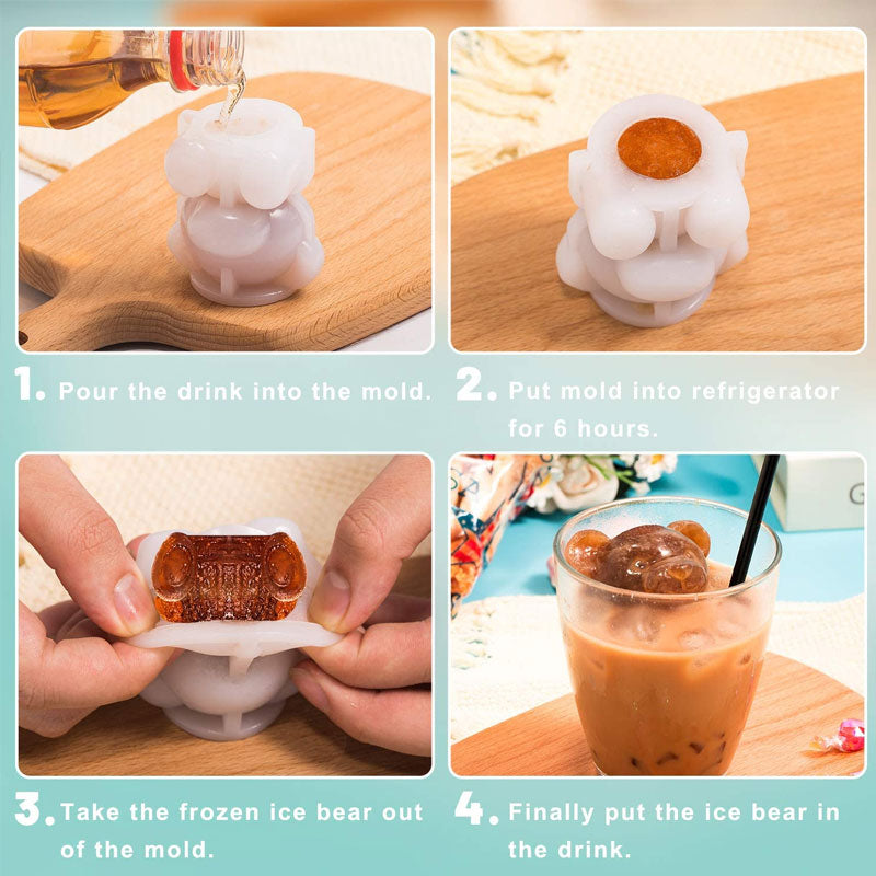 Teddy Bear Ice Cube Mold
