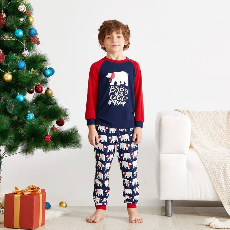 Family Holiday Pajamas - Family Matching Polar Bear Christmas Pajamas Sets
