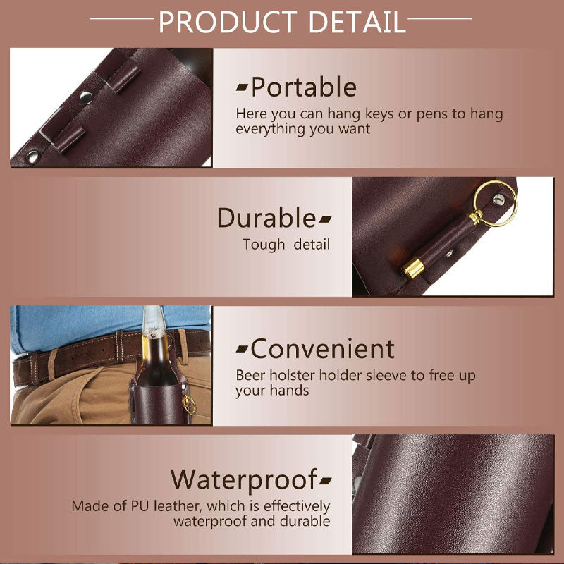 Leather Beer Holster