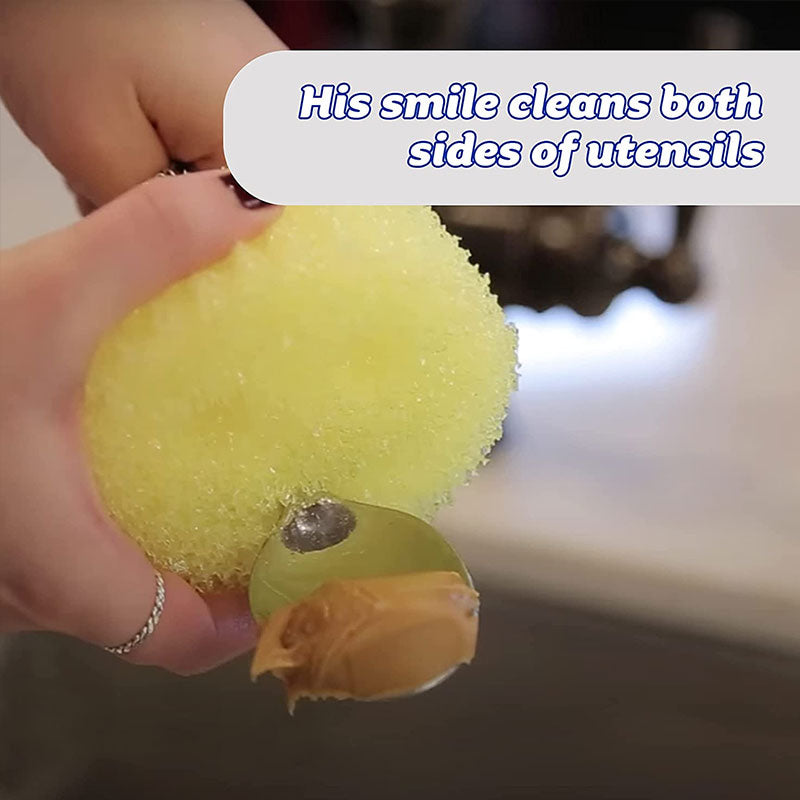 Smiling Face Cleaning Sponge