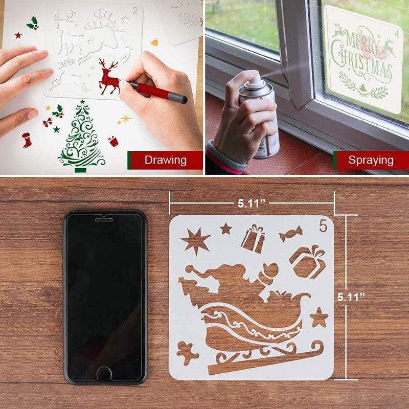 Christmas DIY Drawing Stencils