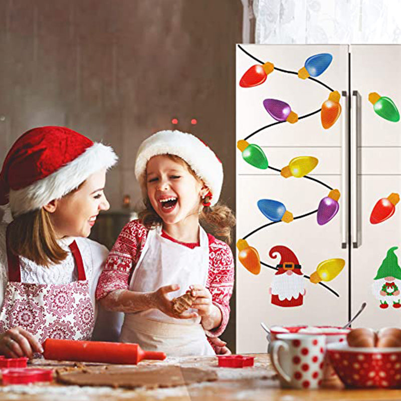 Reflective Light Bulb Magnet  Decorations