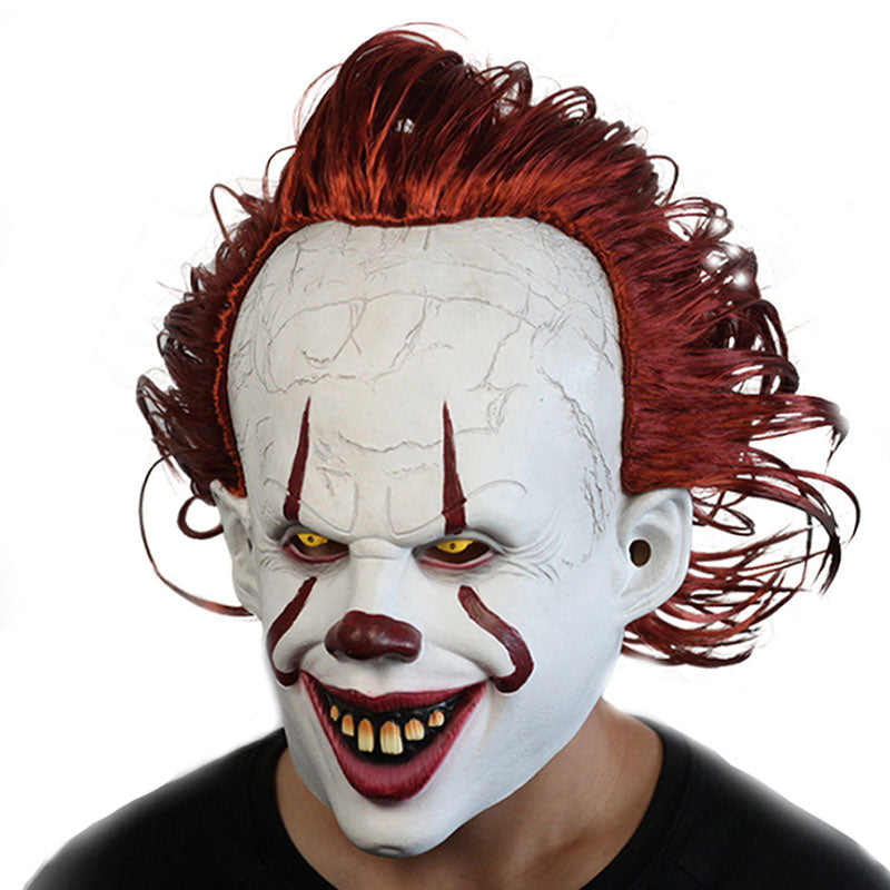 Halloween Joker Latex Glowing Head Mask