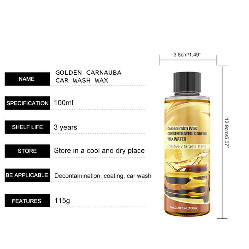 Golden Carnauba Car Wash Wax