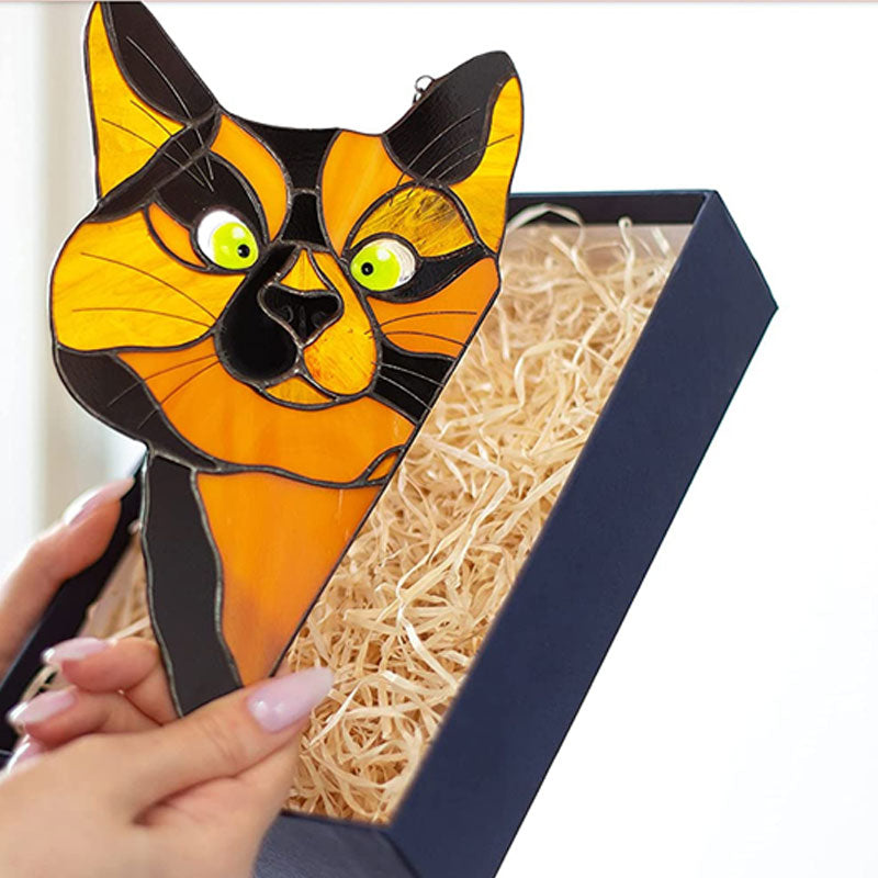 Stained Glass Cat Window Hanger?