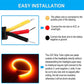 LED Daytime Running Lights Sequential Turn Signal Light