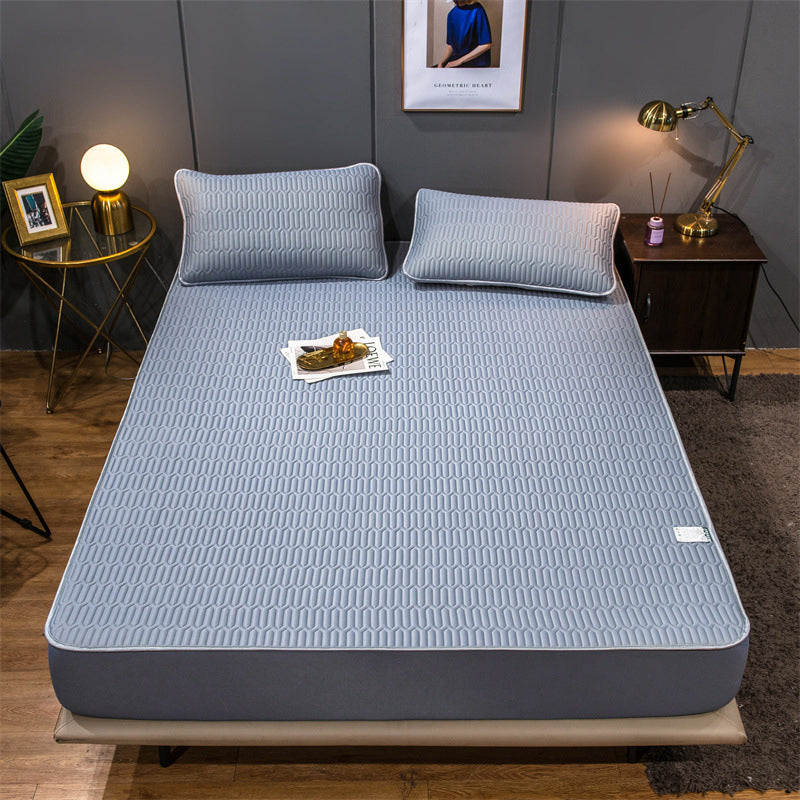 Summer Ice Silk Mat Washable Mattress Protector