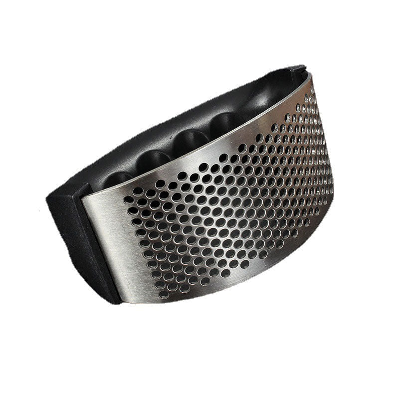 Stainless steel garlic press
