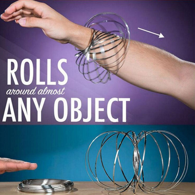 Stainless Steel Firm Flow Ring Magic Bracelet Toy