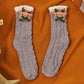 🎁🎅Cute Cartoon Coral Velvet Non-slip Christmas Socks