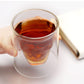 Double Walled Skull Glass Mug For Hot & Cold Drinks