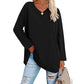 🔥Women'S Loose Long Sleeve Fashion V-Neck Knit Top🔥