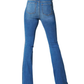Women's No-Button Stretch Flare Jeans (Buy 2 Free Shipping)