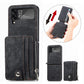 Suitable For Samsung z flip3/4 Wallet Phone Case With Card Holder