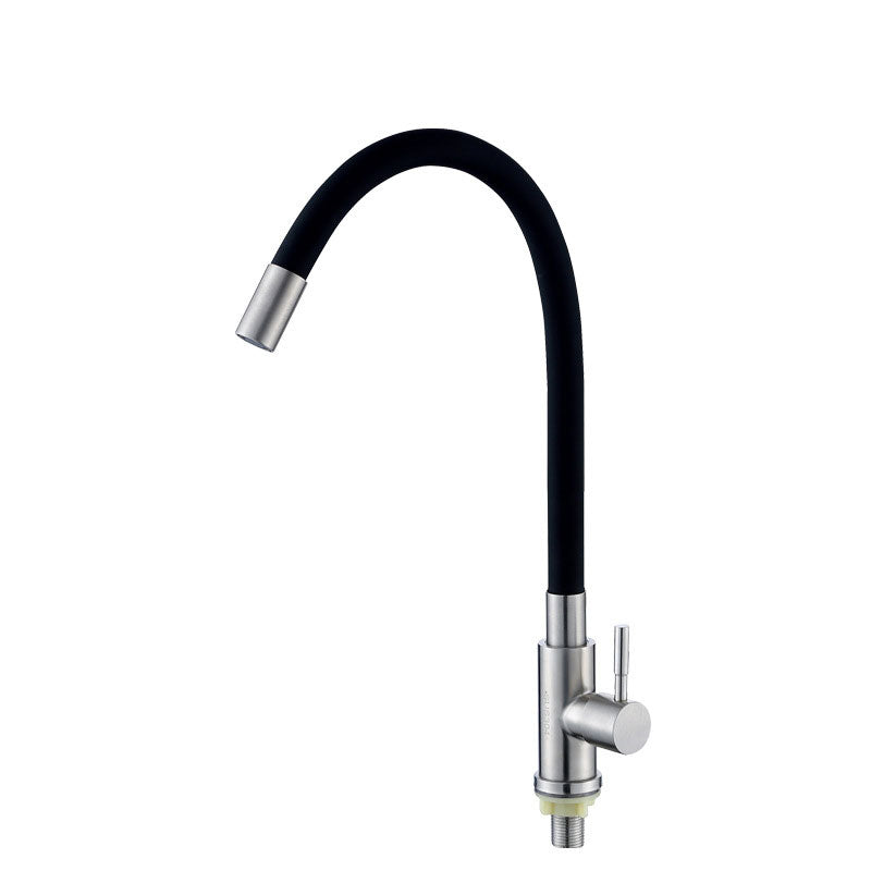 Single Cold Universal Rotary Sink Faucet