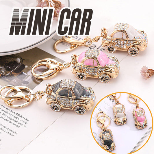 Cartoon Beetle Car Pendant Keychains