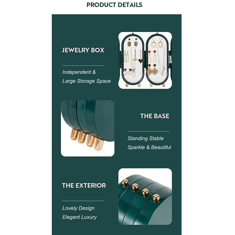 Necklace Jewelry Organizer with Folding Screen Design