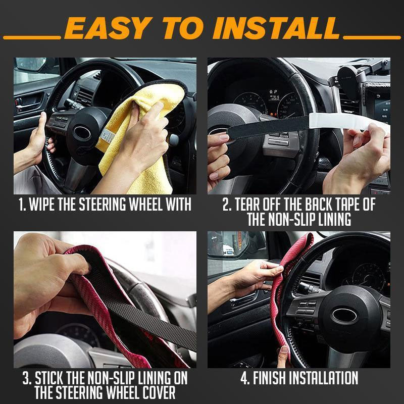 Car Anti-Skid Steering Wheel Cover (2PCS)