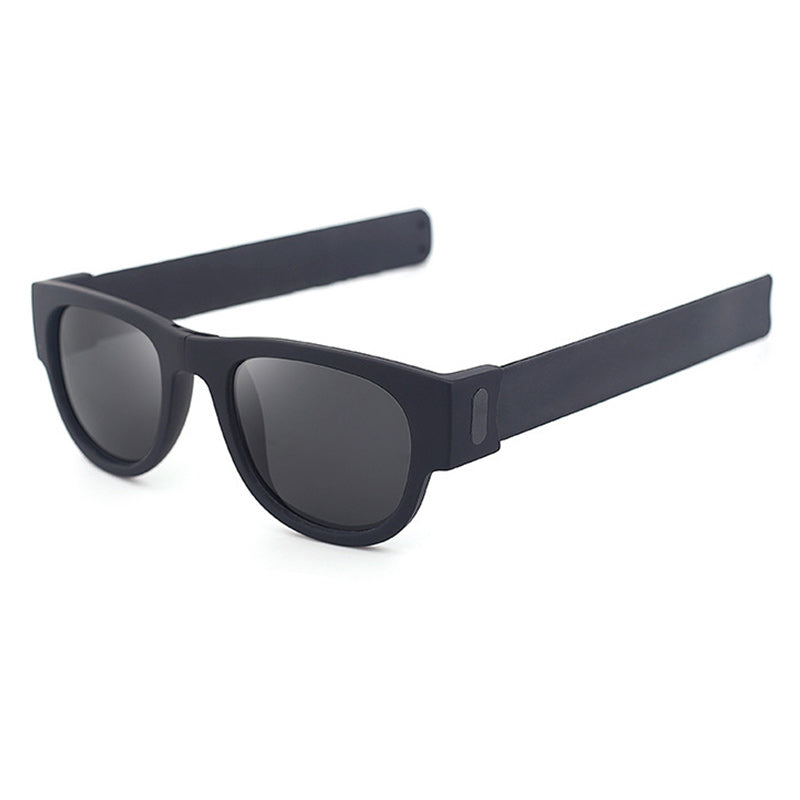 Folding Sunglasses with Slap Bracelet Arms