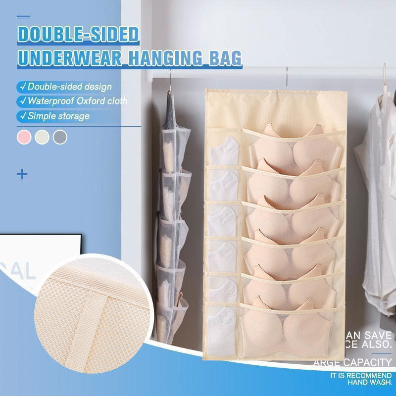 Double-Side Hanging Underwear Organizer