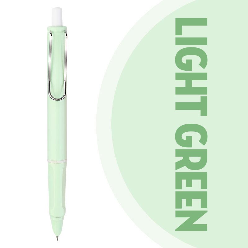 Student Pressing Pen