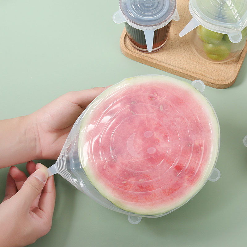 Food Grade Silicone Fresh Cover (A set of six )