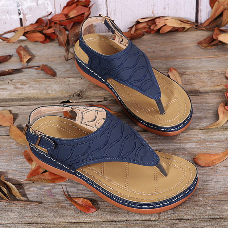 Summer 2022 Roman Wedge Beach Sandals