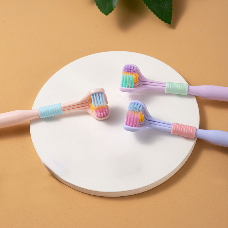 Three Sides Toothbrush Macaron Color