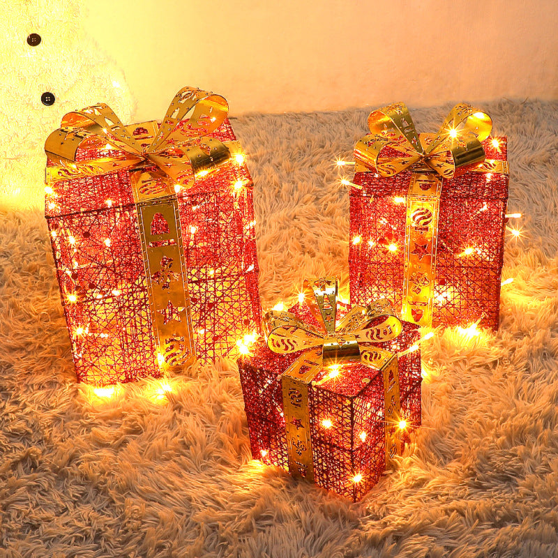 3PCS Christmas Decoration Gift Box