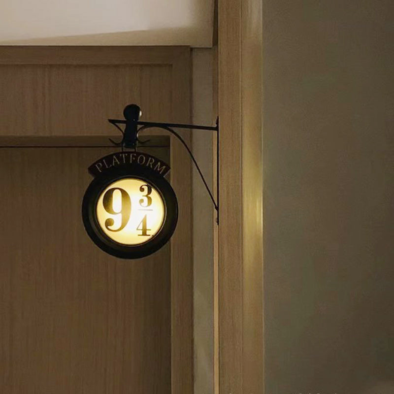 Harry Potter Wall Clock Night Light