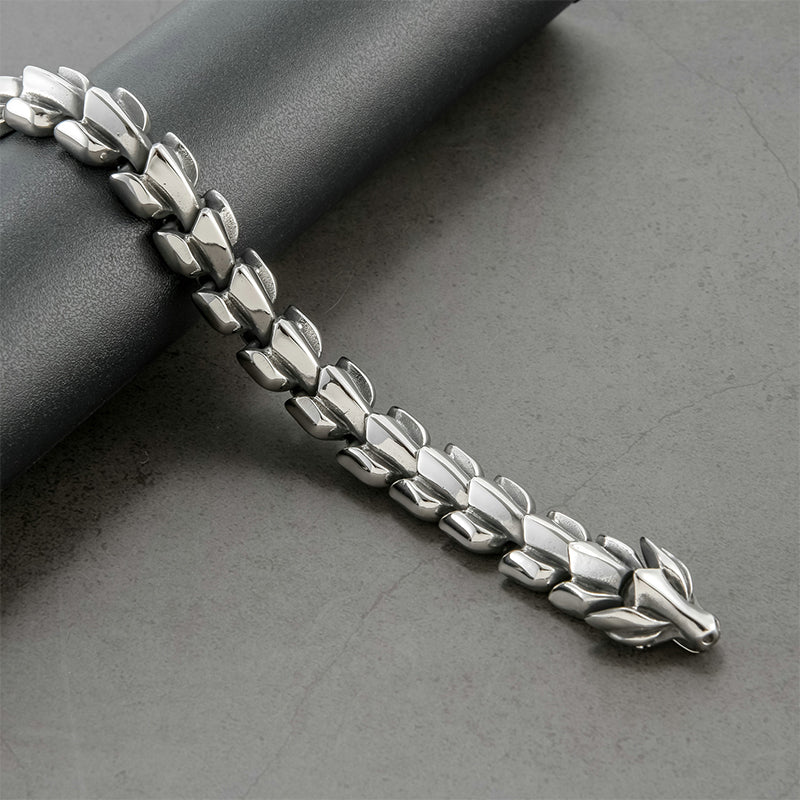 Dragon Keel Chain Link Bracelet for Men