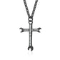 Stainless Steel Wrench Cross Necklace