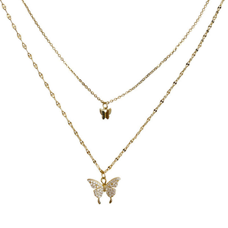 Shiny Butterfly Choker